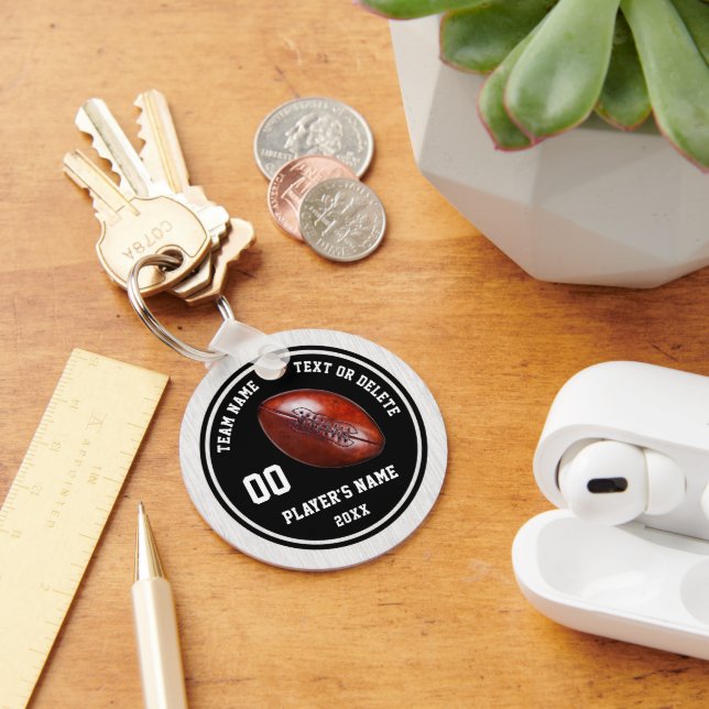 Personalised Ladies Girls Football Keyring Gift, 20+ Names - Foto 2