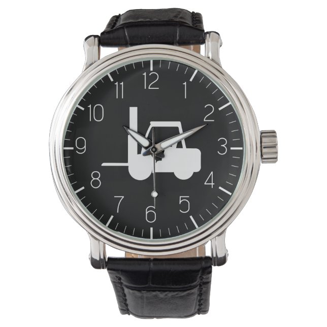 black and white  Forklift Watch (Front)