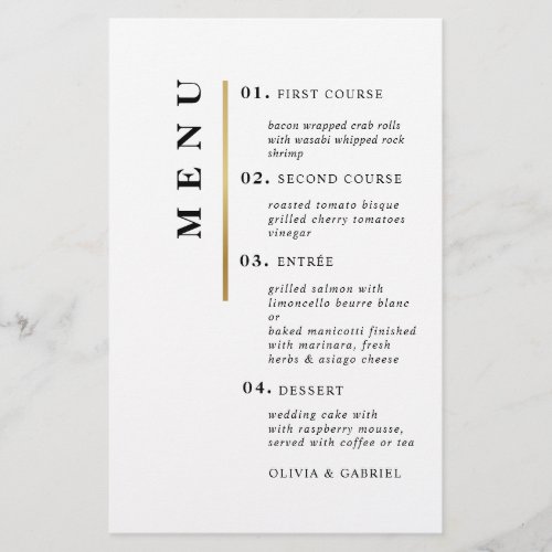 Black and white Formal simple Typography wedding