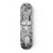 Black and white Fox + nature Skate Deck Skateboard