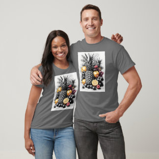 Black and white fruits T-Shirt