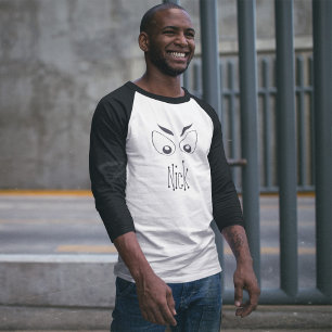 Black and white funny Halloween Spooky Custom T-Shirt