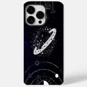 Black and White Galaxy Case-Mate iPhone 14 Pro Max Case