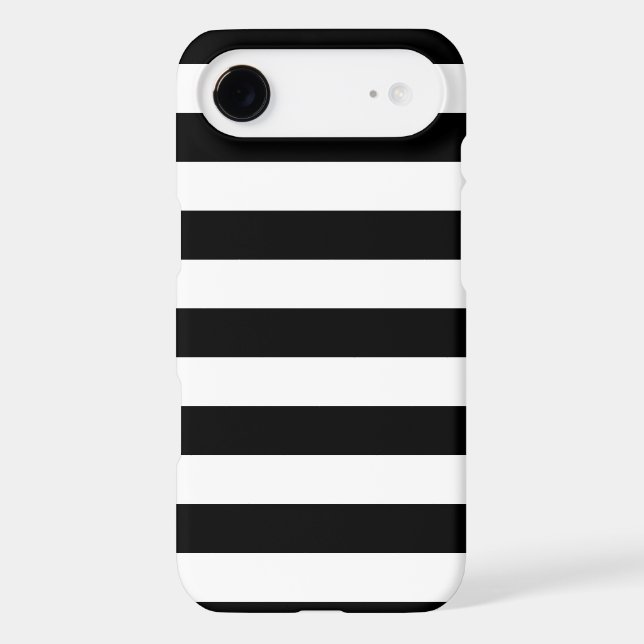 Black and White Galaxy S7 Cases - Nautical Stripe (Back)