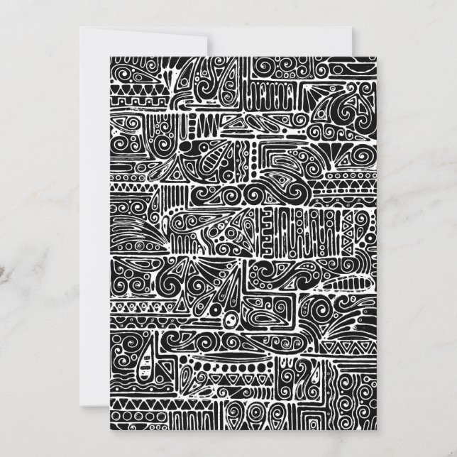 Black And White Geometric Art 2 (Front)