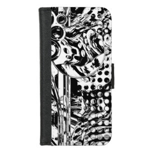Black And White Geometric Art 20 iPhone 8/7 Wallet Case