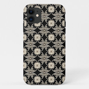 Black and white geometric pattern iPhone 11 case