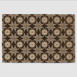 Black and white geometric pattern fiber doormat