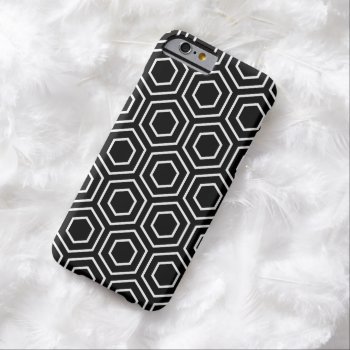 Black And White Geometric Pattern Iphone 6 Case by ipad_n_iphone_cases at Zazzle