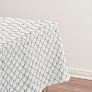 Black and white geometric pattern. tablecloth