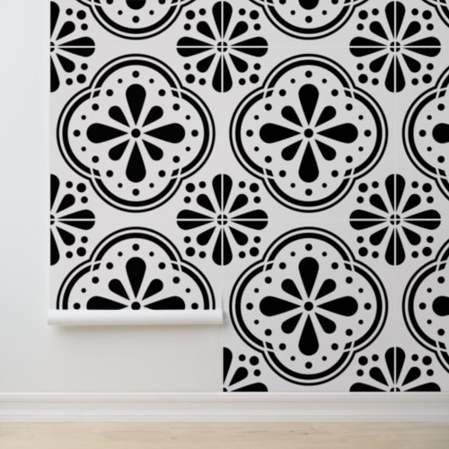 Black And White Geometric Wallpaper