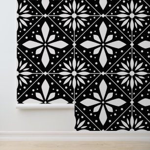 Black And White Geometric Wallpaper