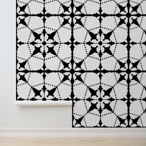 Black And White Geometric Wallpaper