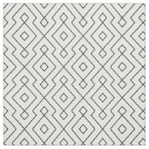 black and white geometrical pattern fabric