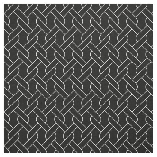 black and white geometrical pattern modern print fabric