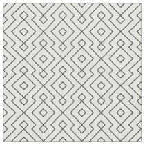 black and white geometrical pattern modern print fabric