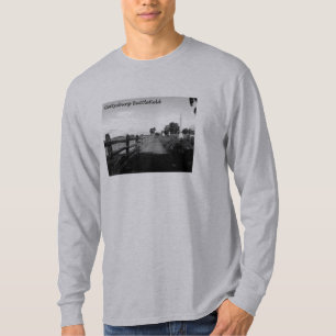 Black and White Gettysburg Long Sleeve T-Shirt