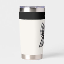 Black and White Gingham Checked