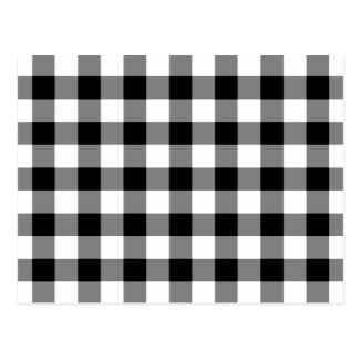 Black and White Gingham Pattern