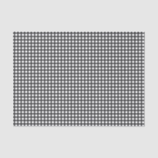Black and White Gingham Tissue Paper