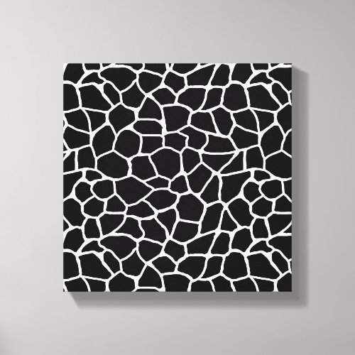 Black and White Giraffe Print Animal Pattern