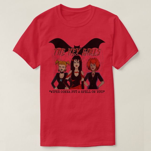 Black and White Girls Design Artist Hexs Music Ban T-Shirt (Design Front)