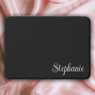 Black and White Girly Modern Name Kindle Cover