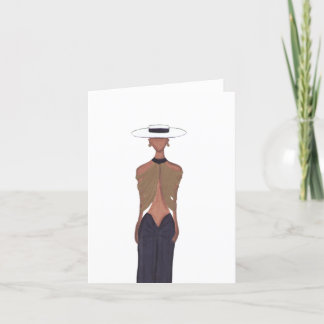 Black and White Glam Thank You Card