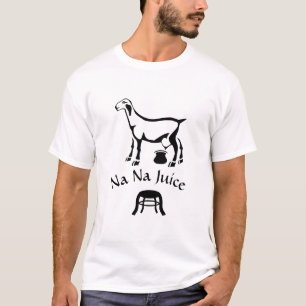 Black and White Goat Milking Stool T-Shirt