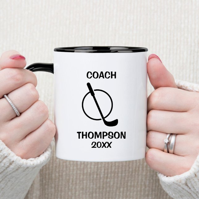 Black and White Golf Coach Mug (Creator Uploaded)