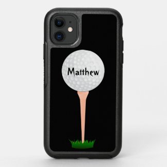 Black and White Golf Lovers iPhone 11 Case