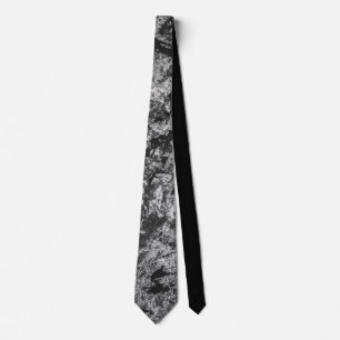 Black and White Gradient Neck Tie