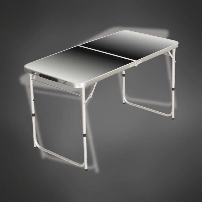 Black and White Gradient | Tailgate  Beer Pong Table (Creator Uploaded)