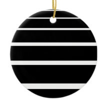 Black and White Graduated Stripes