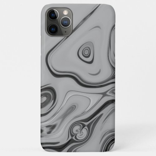Black and White Granite Marble Color Art Design iPhone 11 Pro Max Case