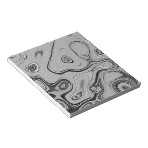 Black and White Granite Marble Color Art Design Notepad