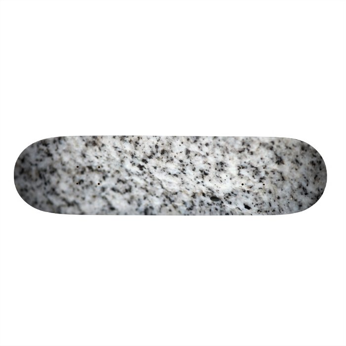 Black and White Granite Skateboard