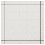 Black and White Grid Fabric