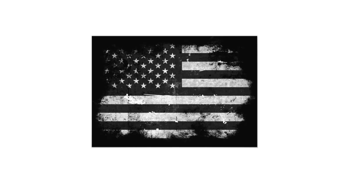 american flag transparent background black and white