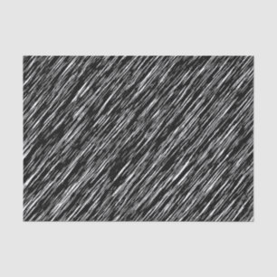 Black and White Grunge Pattern Tissue Paper