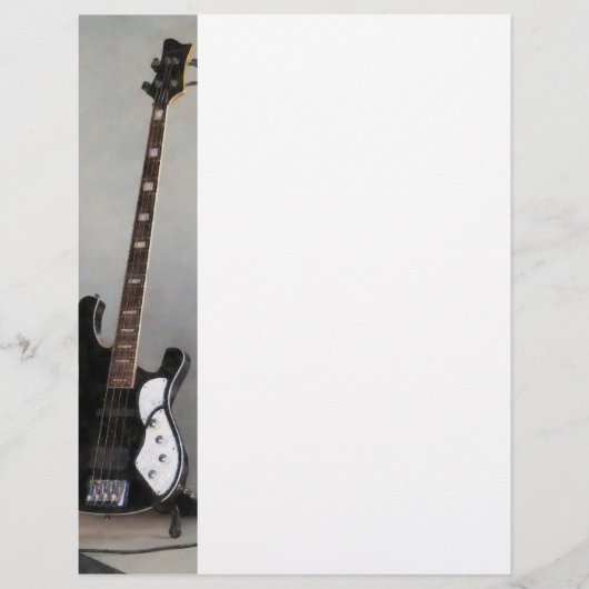 Black and White Guitar (Front)