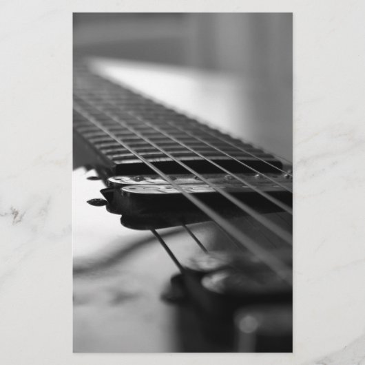 Black and White Guitar (Front)