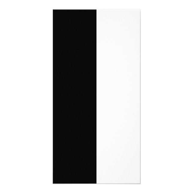 Black And White Half and Half graphic Card (Front)
