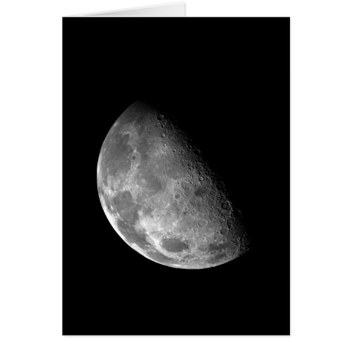 Black and White Half Moon Image