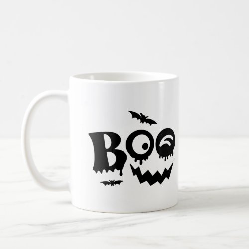 Black and White Halloween   Coffee Mug