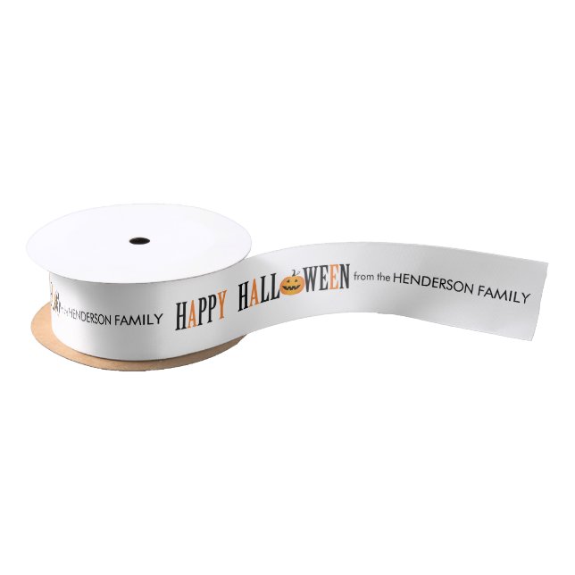 Black and White Halloween Ribbon (Spool)