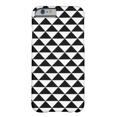 Black and white Hawaiian tattoo triangle pattern Barely There iPhone 6 Case