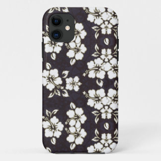 Black and White Hibiscus iPhone 5 Barely Case