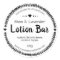 Black And White Homemade Lotion Bar Labels