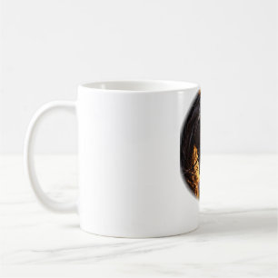 Black and White Horses – Majestic Twin Horse Heads Coffee Mug